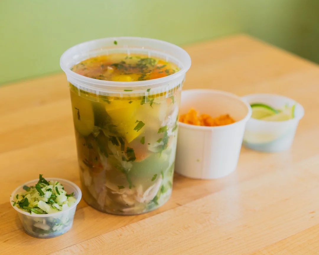Benny's Tacos takeout presentation