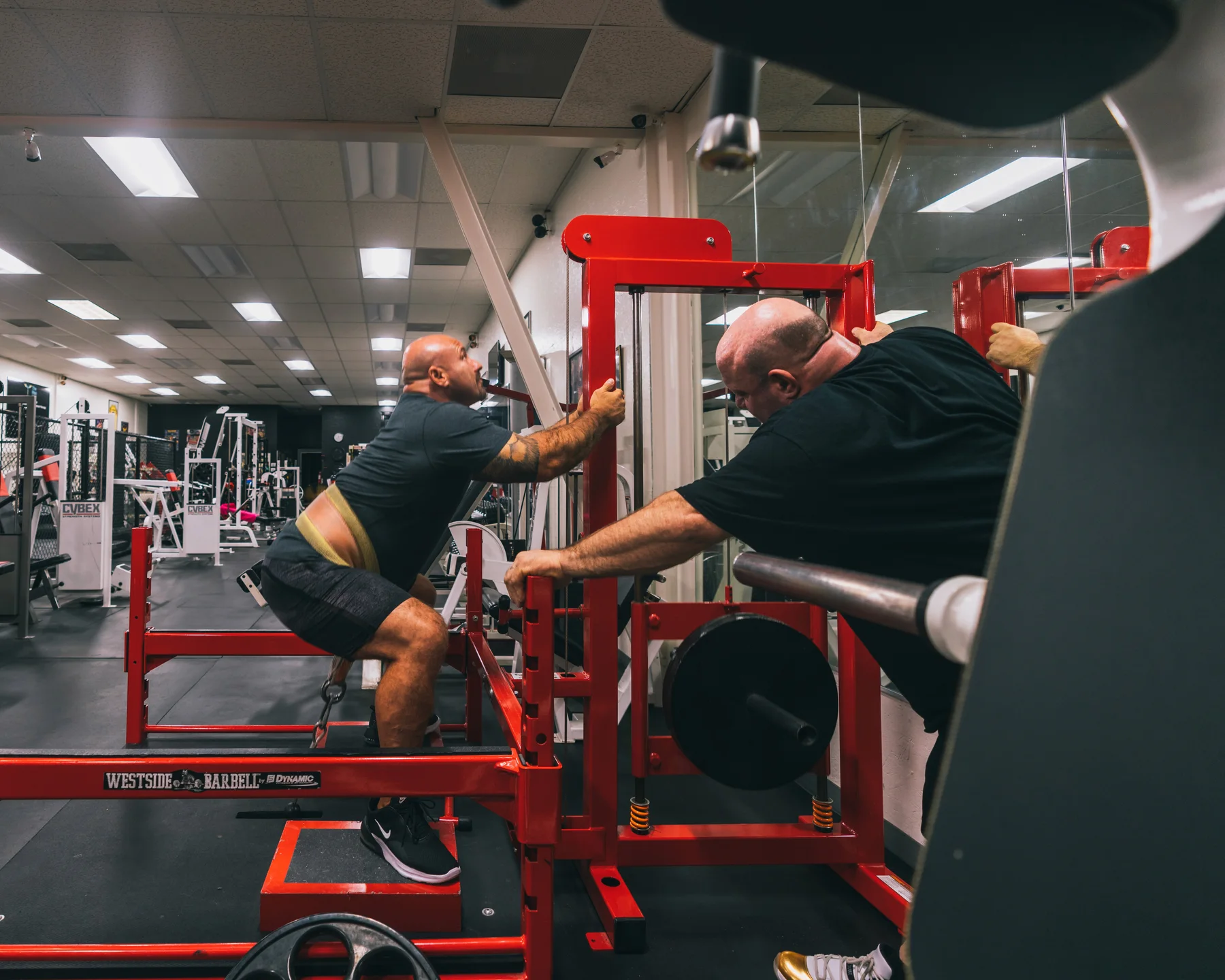 Training session at Big Mendy's Gym