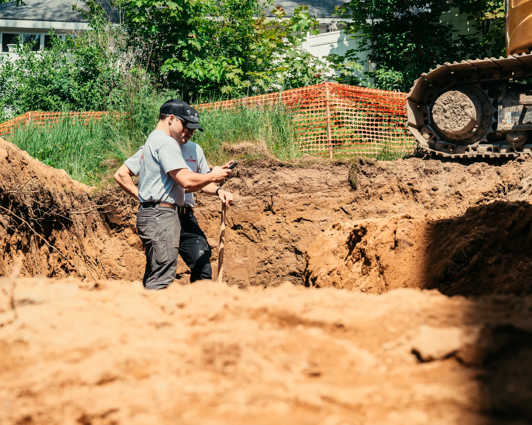 Excavation in progress