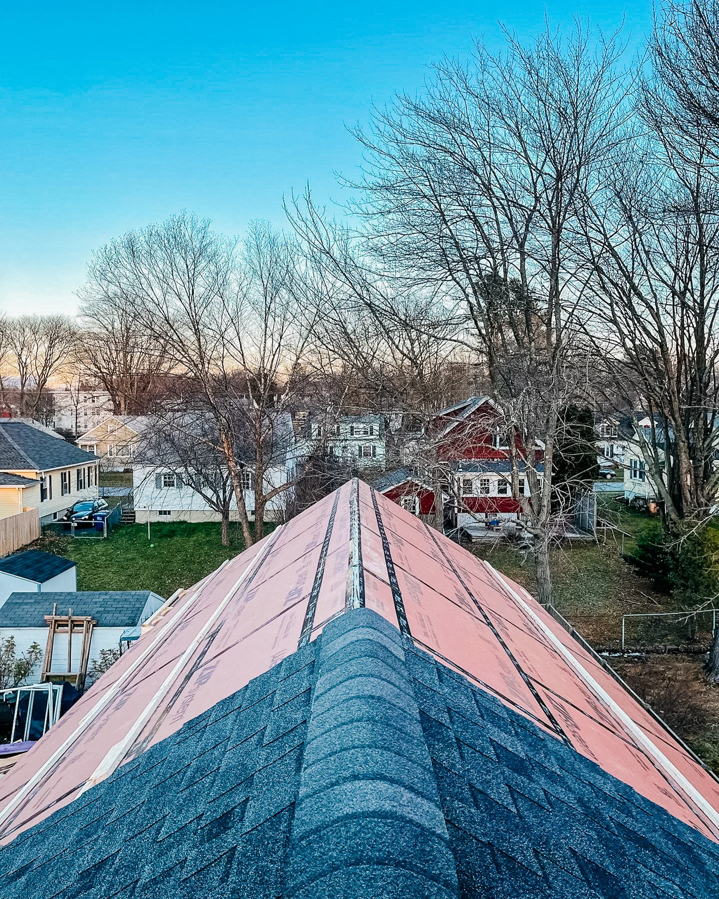 Residential framing progress