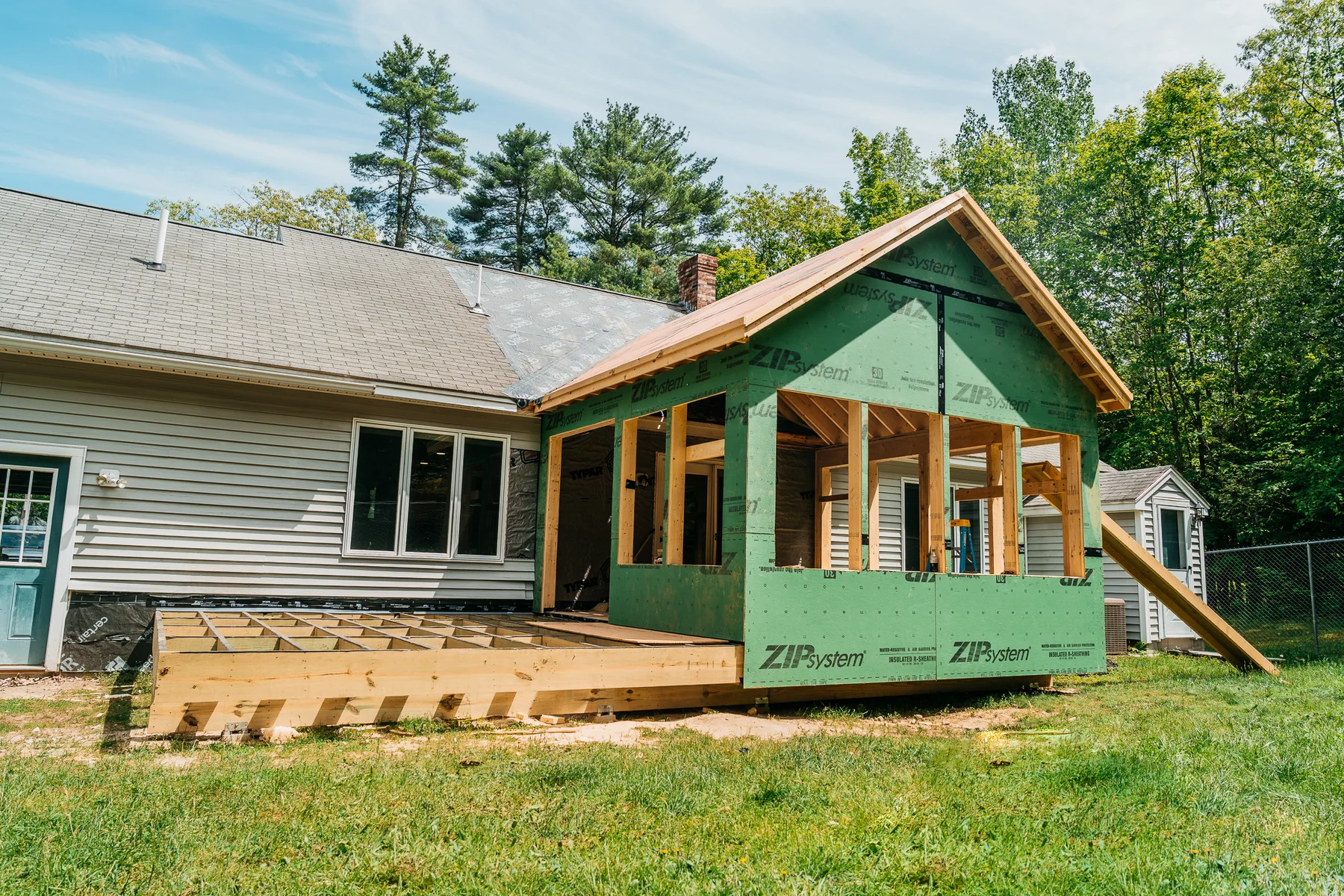 Finished porch remodel